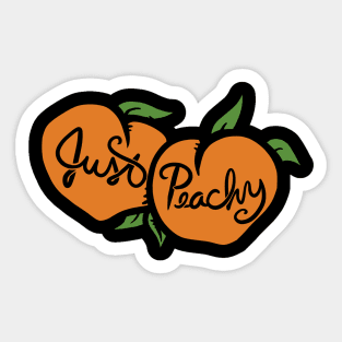 Peachy Sticker